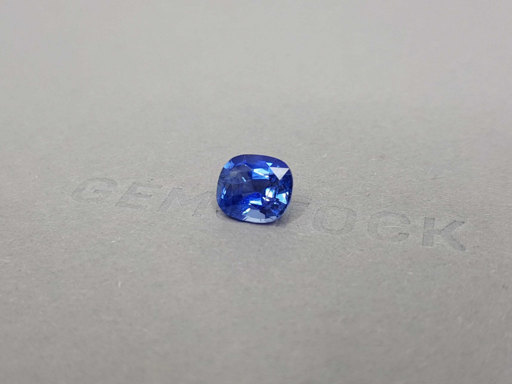 Cornflower Cushion Sapphire 4.13 ct, Sri Lanka Image №2