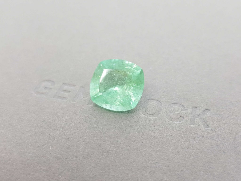 Cushion cut Paraiba tourmaline 10.83 ct, GIA Image №2