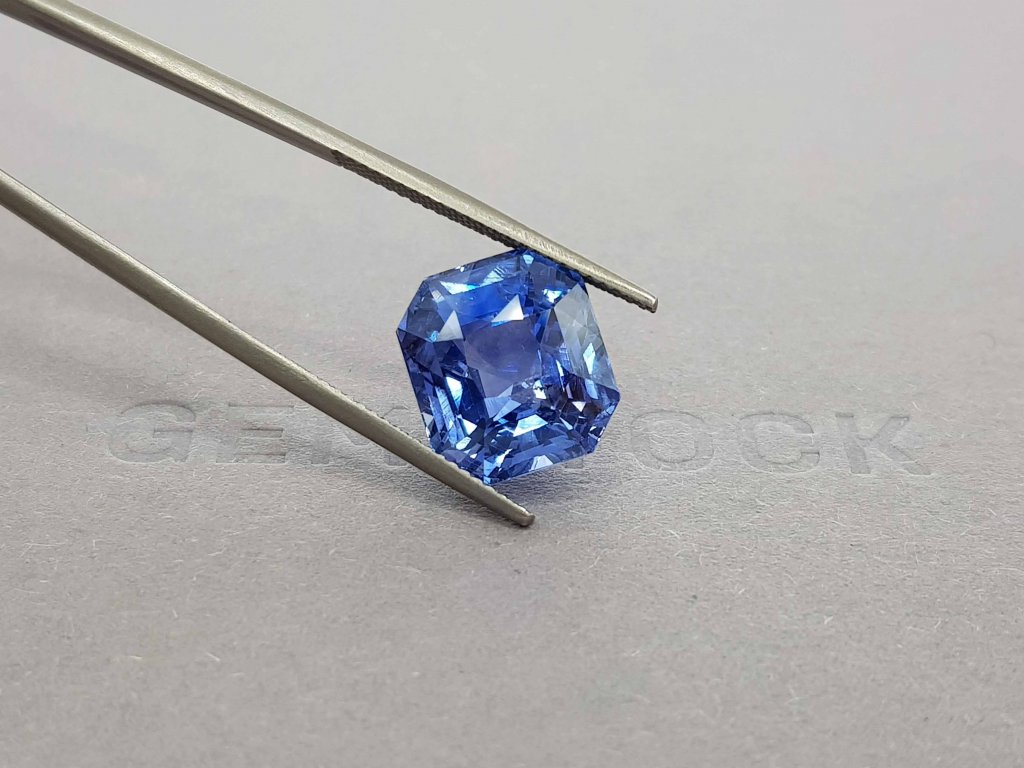 Unheated cornflower blue octagon sapphire 12.22 ct, Sri Lanka, GRS Image №4