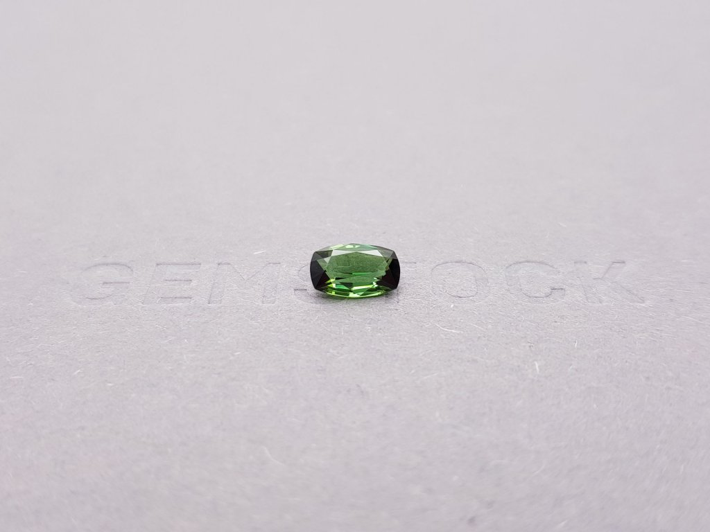 Intense green cushion cut tourmaline 0.94 ct Image №1