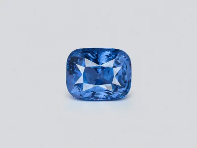 Unique cobalt blue cushion cut spinel from Tanzania 7.08 ct, GRS photo