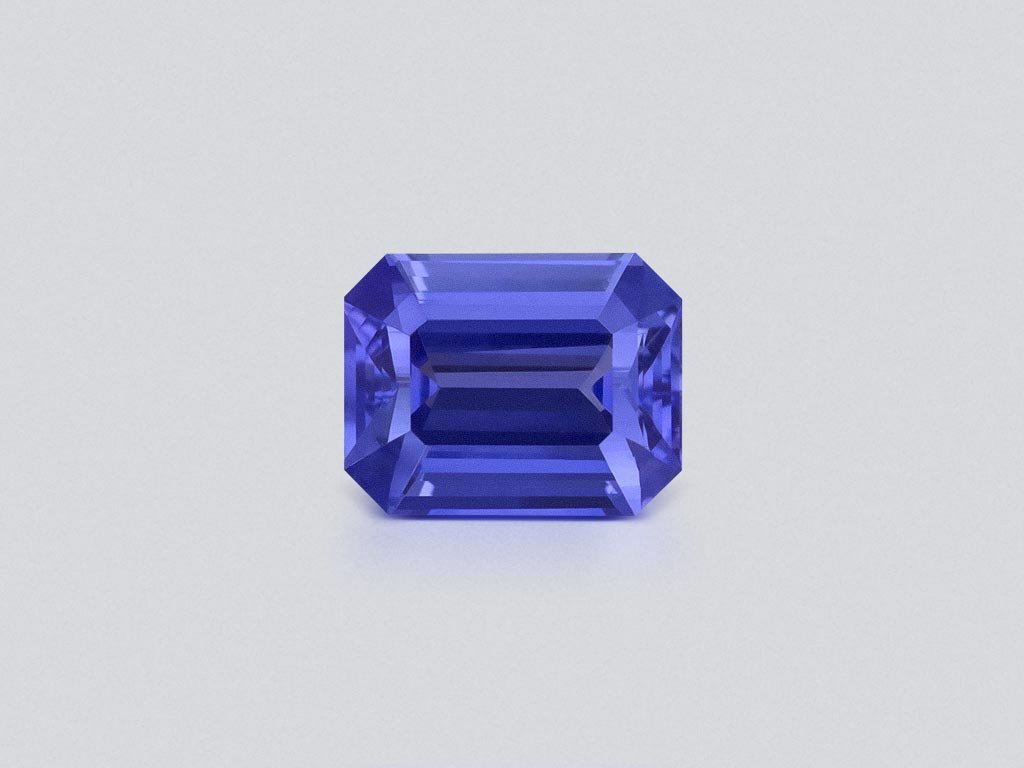 Unheated blue octagon cut sapphire 3.04 carats, Sri Lanka Image №1