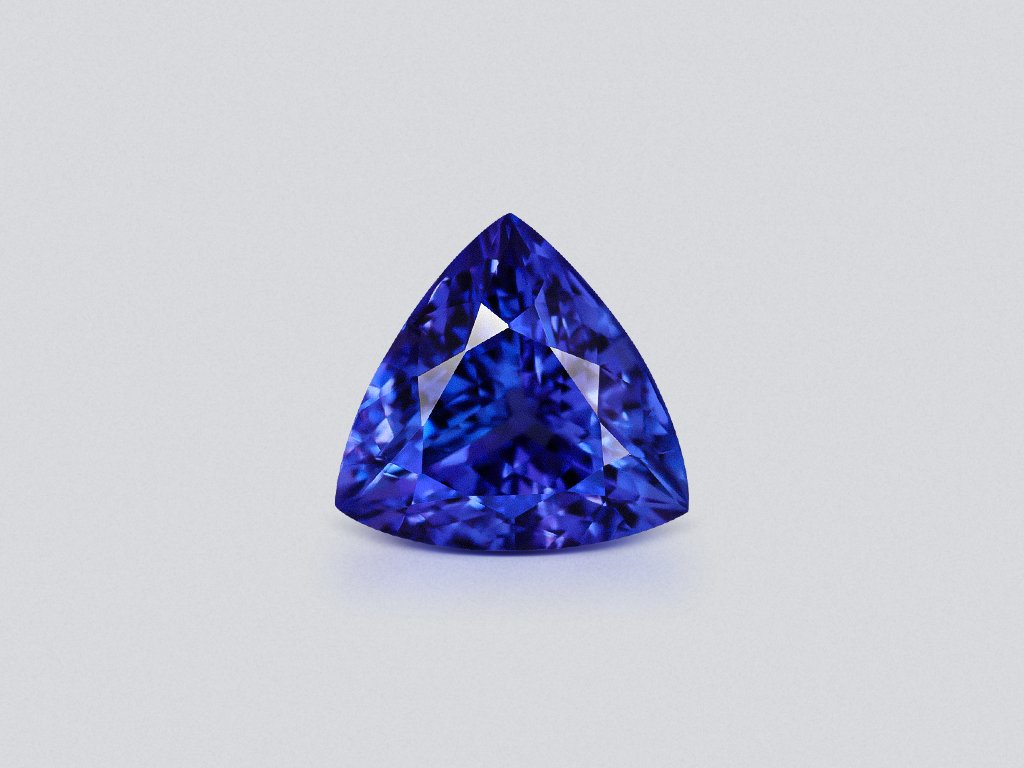 Tanzanite in trillion cut 7.19 carats, Tanzania Image №1