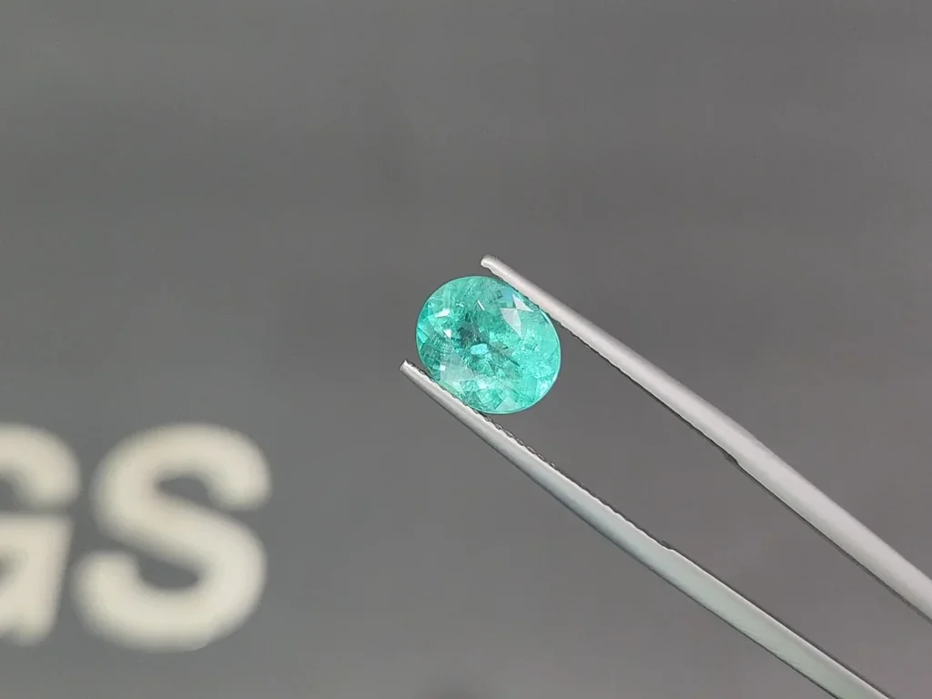 Paraiba tourmaline oval cut 2.50 carats, Mozambique  Image №3
