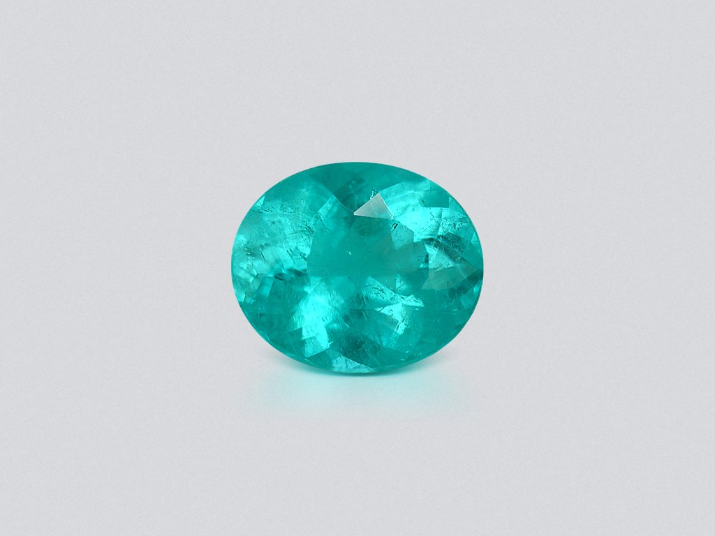 Paraiba tourmaline oval cut 2.50 carats, Mozambique  Image №1