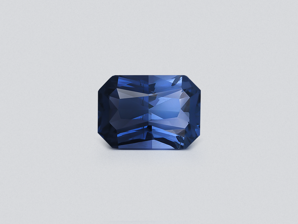 Unheated sapphire Vivid Blue octagon cut 2.04 carats, Tanzania Image №1