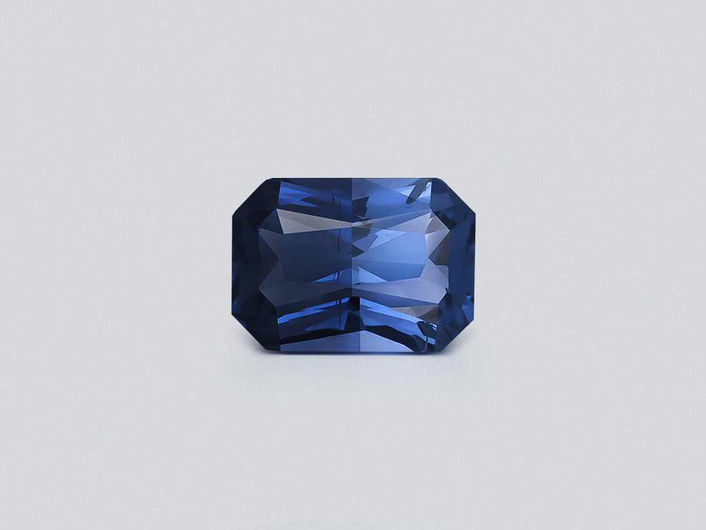 Unheated sapphire Vivid Blue octagon cut 2.04 carats, Tanzania Image №1