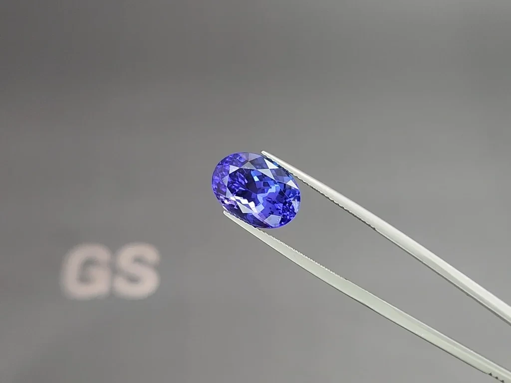 Tanzanite oval cut 8.04 carats, Tanzania Image №3