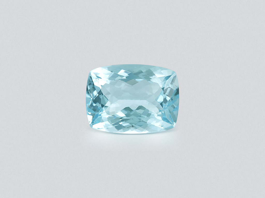 Aquamarine cushion cut 10.24 carats, Madagascar  Image №1