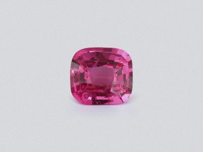 Vibrant Vivid Pink Mahenge spinel in cushion cut  2.05 carats, Tanzania   photo