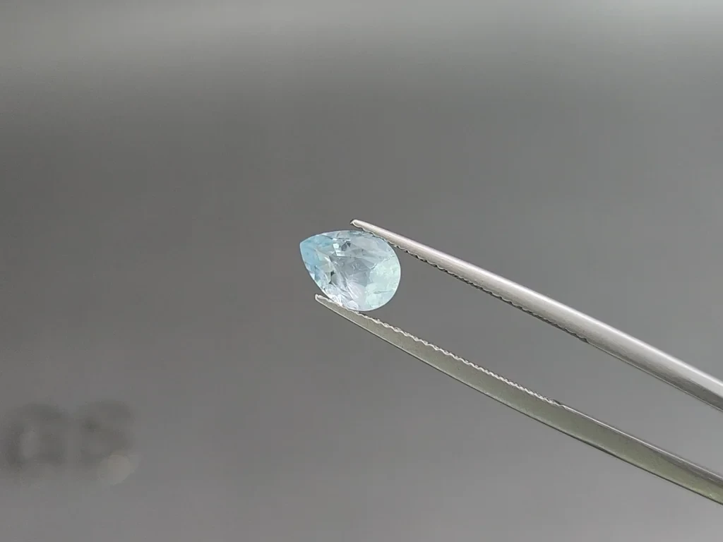 Set of aquamarines in pear cut 1.58 carats, Madagascar Image №2