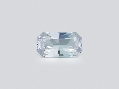 Kunzite light green radiant cut 4.68 carats, Pakistan photo