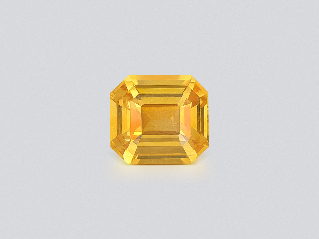 Sapphire Vivid Yellow octagon cut 1.05 carats, Sri Lanka Image №1