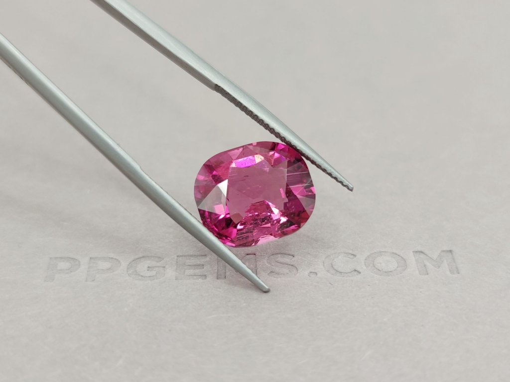 Cushion cut orangish-pink rubellite 8.91 ct Image №4