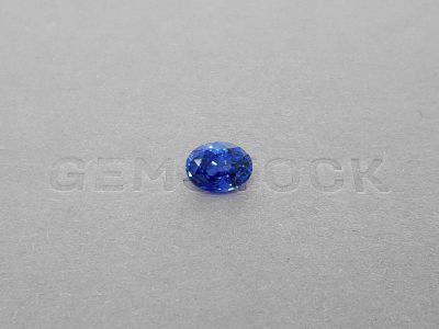 Cornflower oval sapphire 3.48 ct, Sri Lanka photo