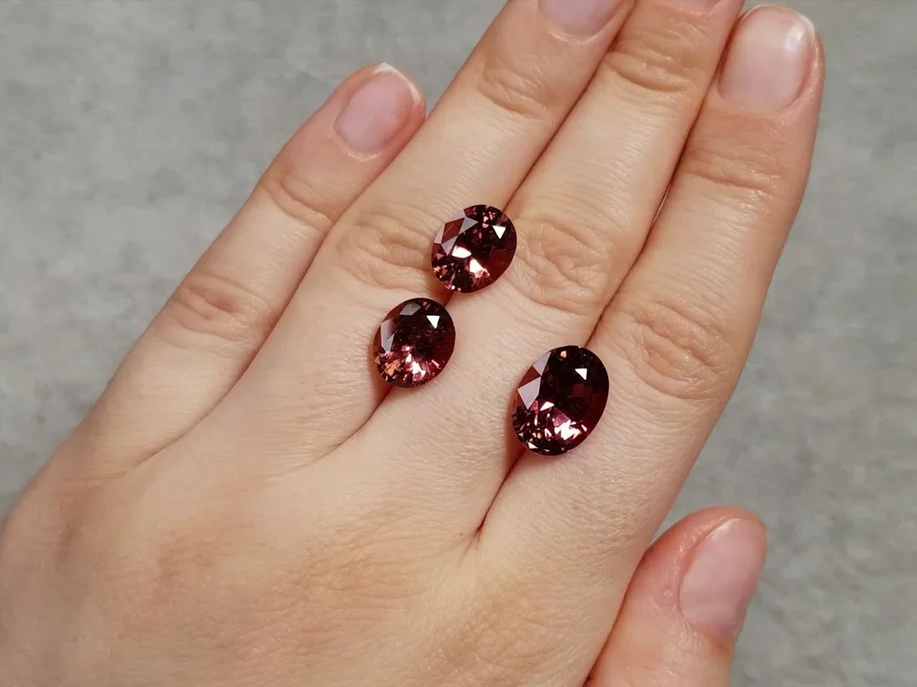 Set of hot pink tourmalines 14.86 ct Image №3