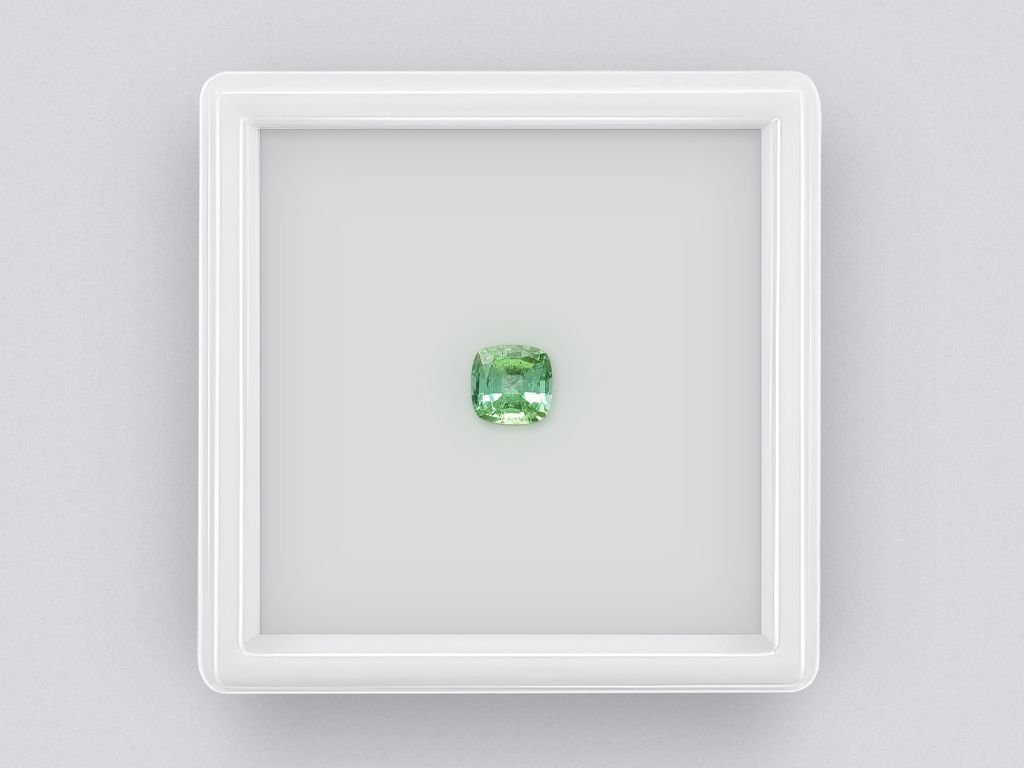 Cushion cut mint tourmaline 0.70 ct Image №1