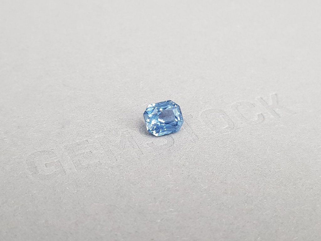Octagon cut cobalt blue spinel 1.35 ct, Tanzania Image №2