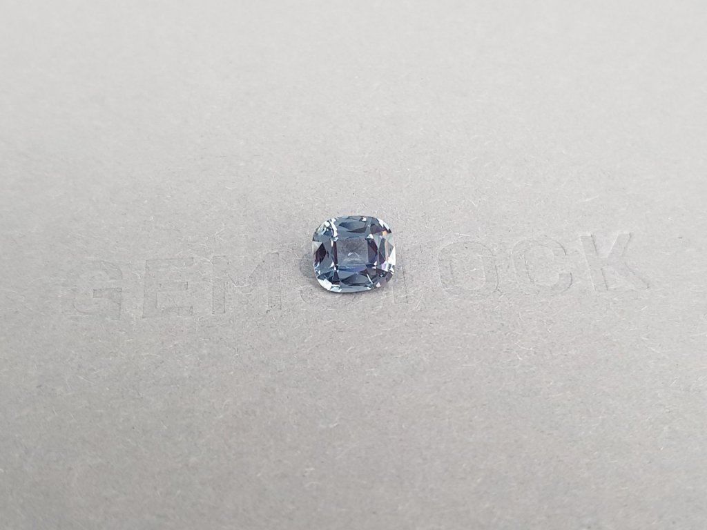 Cushion cut bluish-gray spinel 1.44 ct, Tanzania Image №3