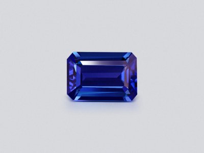 Tanzanite in octagon cut 8.71 carats, Tanzania photo