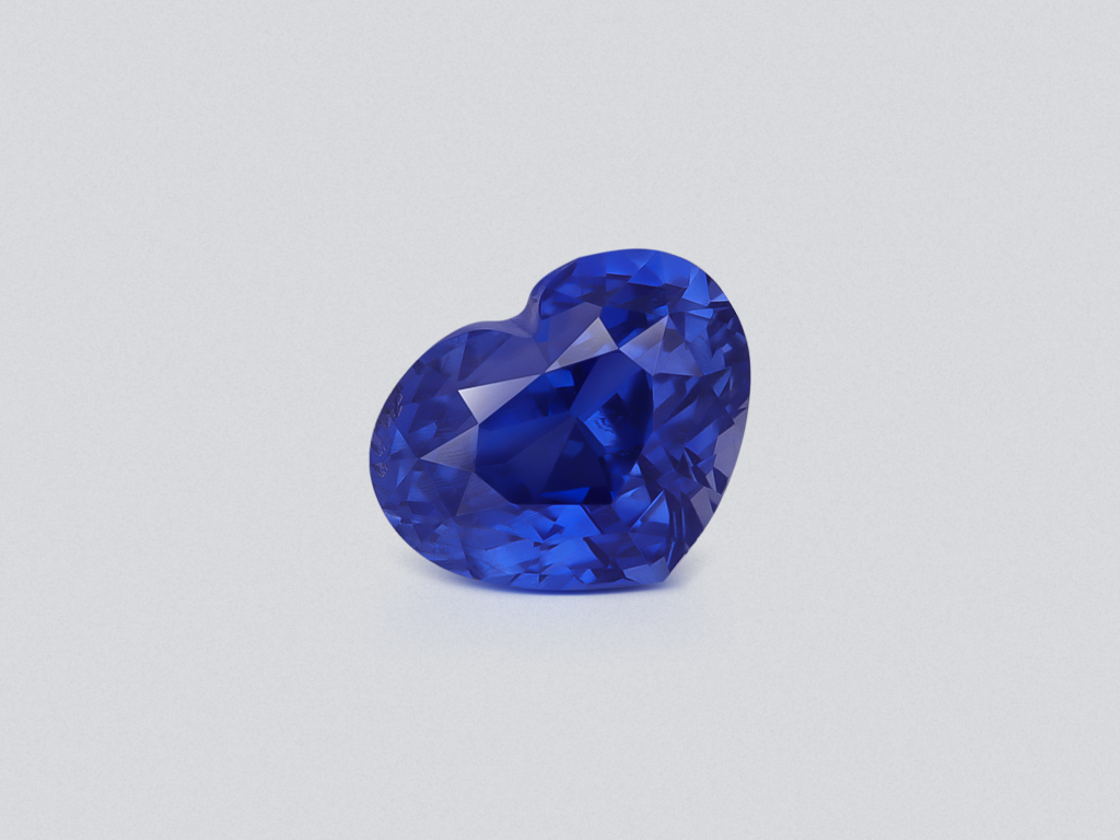 Sapphire Cornflower Blue heart shape 4.57 carats, Sri Lanka Image №1