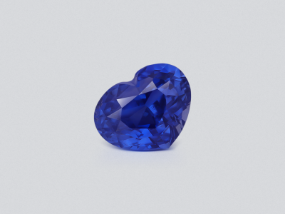 Sapphire Cornflower Blue heart shape 4.57 carats, Sri Lanka photo