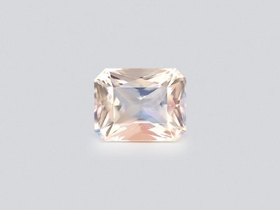 Rainbow moonstone radiant cut 5.33 carats, Madagascar photo