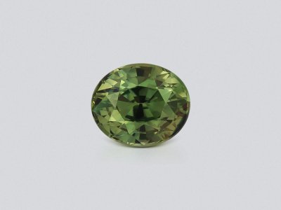 Green sapphire oval cut 1.34 carats, Sri Lanka photo