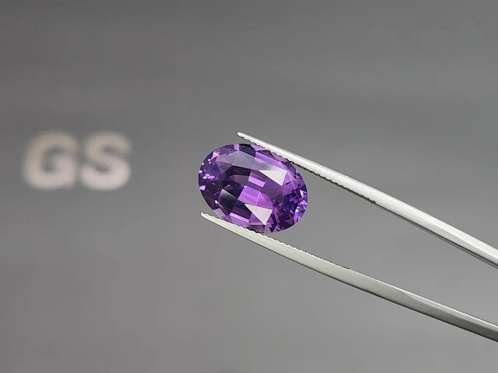 Set of amethysts oval cut 18.61carats, Brazil Image №3