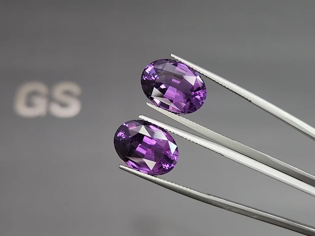Set of amethysts oval cut 18.61carats, Brazil Image №4