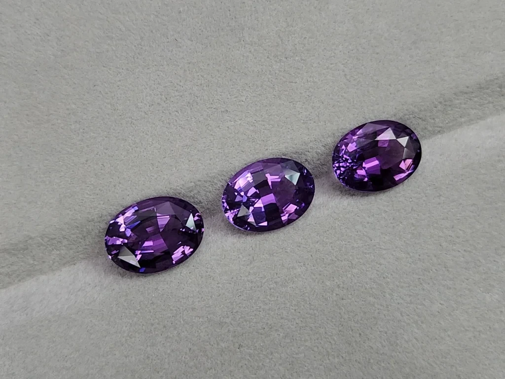 Set of amethysts oval cut 18.61carats, Brazil Image №5