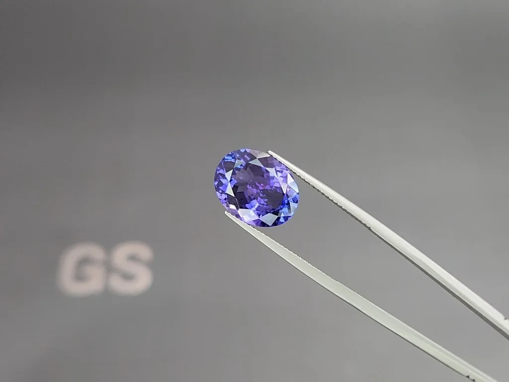 Tanzanite oval cut 7.76 carats, Tanzania Image №3
