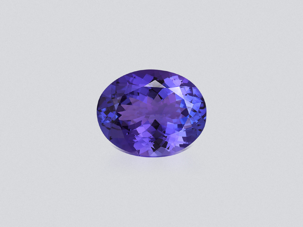 Tanzanite oval cut 7.76 carats, Tanzania Image №1