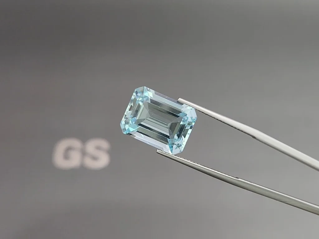 Aquamarine octagon cut 11.70 carats, Madagascar  Image №3