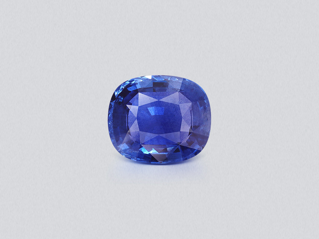 Sapphire Cornflower Blue cushion cut 5.45 carats, Sri Lanka Image №1