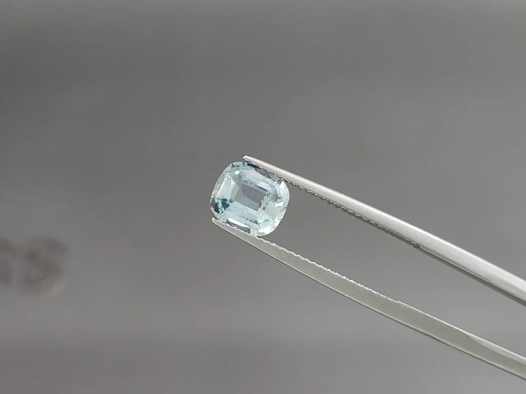 Set of aquamarines cushion cut  3.54 carats, Madagascar Image №3