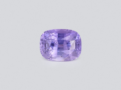 Unheated Lavender sapphire cushion cut  5.05 carats, Madagascar photo