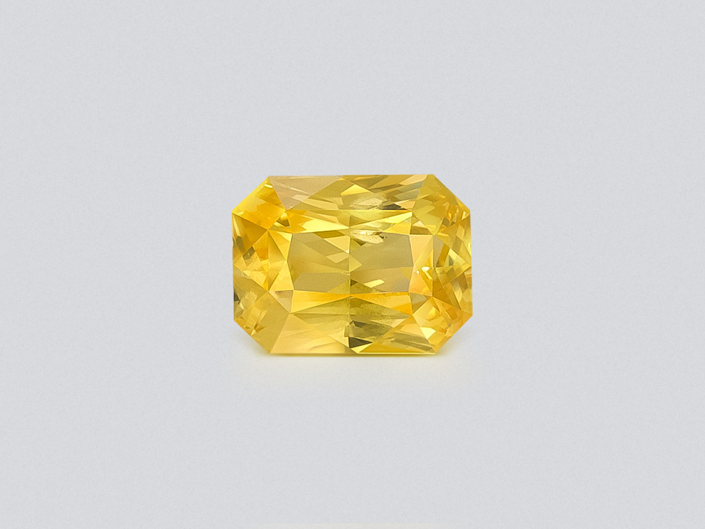 Unheated sapphire Golden Yellow effect chameleon radiant cut 2.03 carats, Sri Lanka Image №1