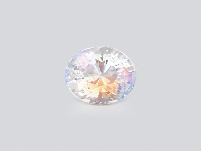 Rainbow moonstone in oval cut 7.81 carats, Madagascar  photo