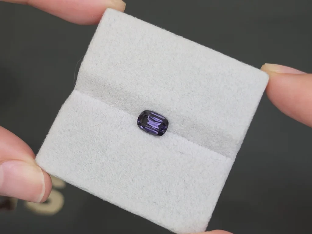 Lavender spinel cushion cut 1.21 carats, Tanzania Image №3