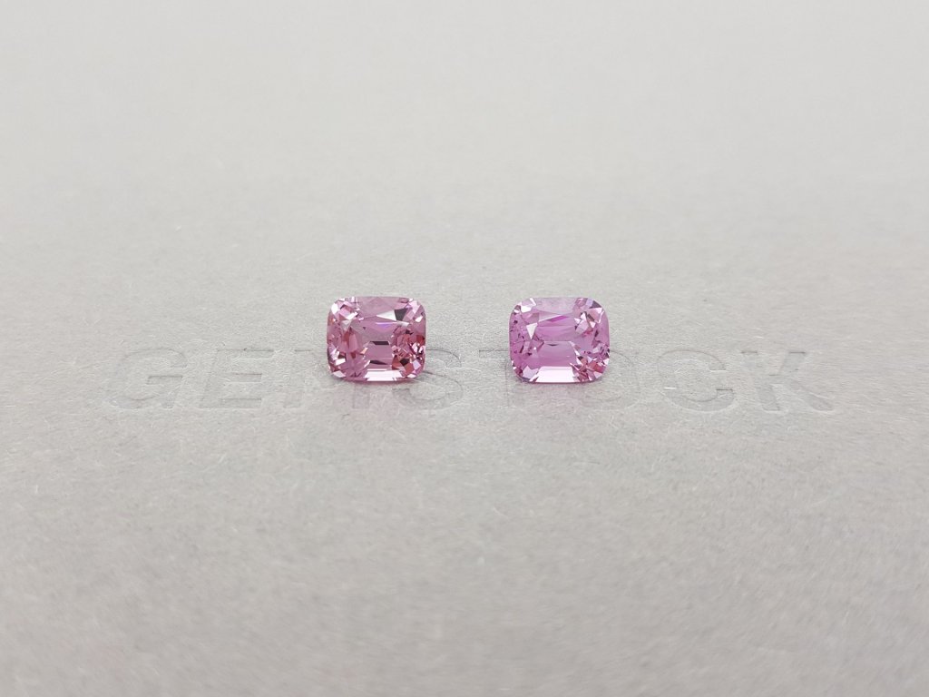 Pair of cushion cut spinels 3,18 ct, Tanzania Image №1