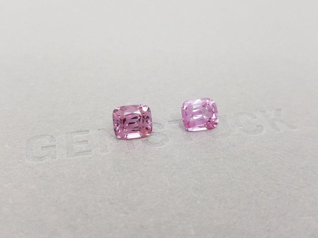 Pair of cushion cut spinels 3,18 ct, Tanzania Image №3