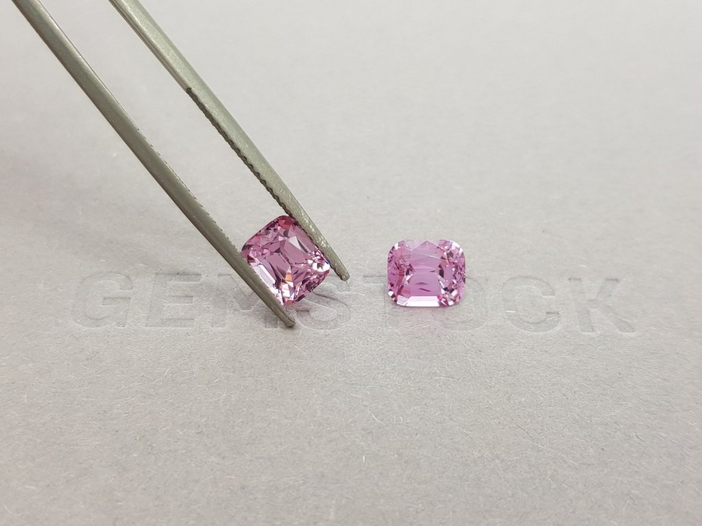 Pair of cushion cut spinels 3,18 ct, Tanzania Image №4