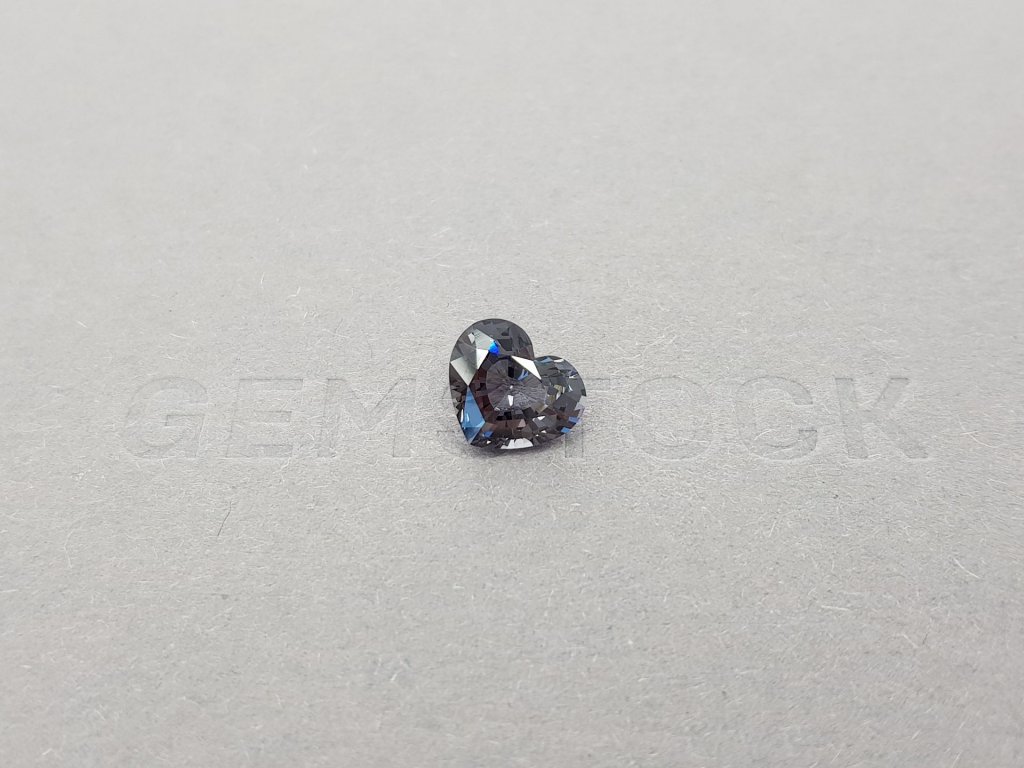 Heart cut Burmese steel spinel 2.11 ct Image №1