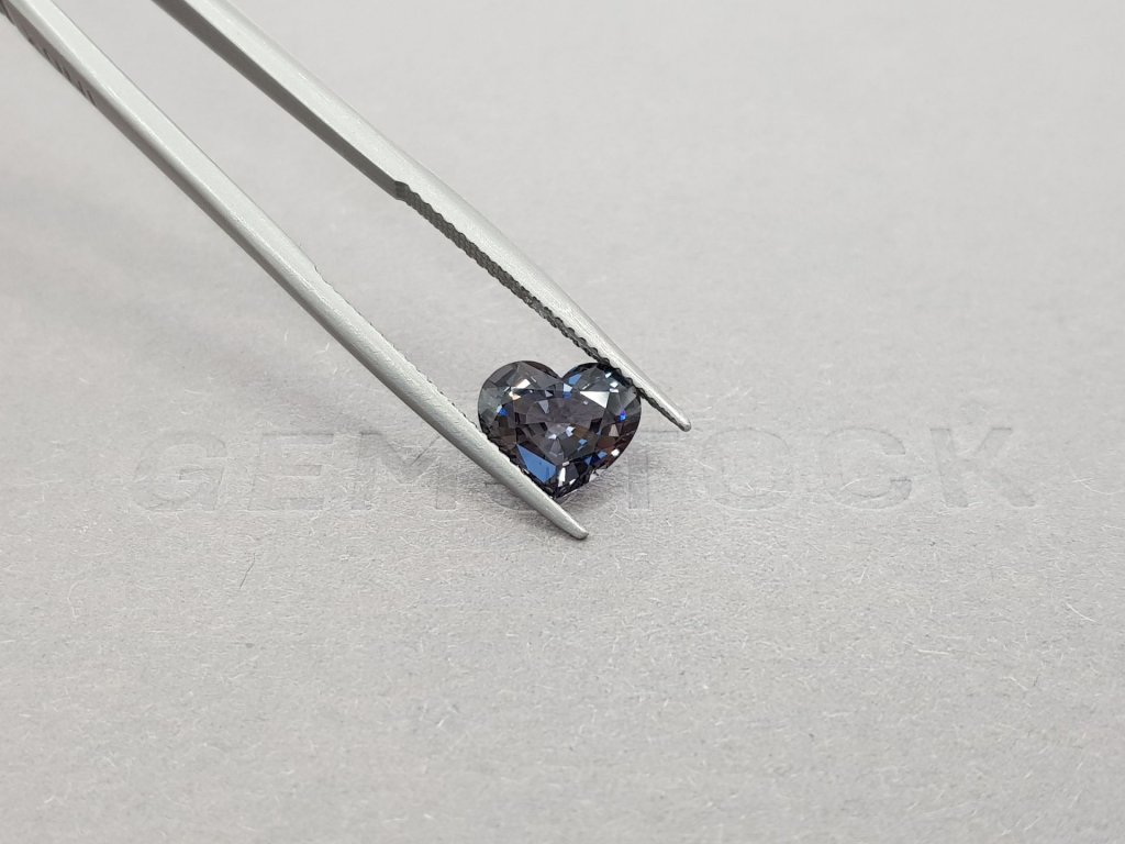 Heart cut Burmese steel spinel 2.11 ct Image №4
