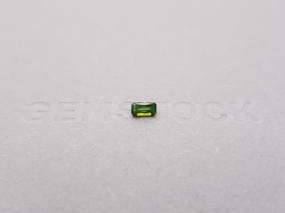 Yellowish green radiant cut tourmaline 0.36 ct photo