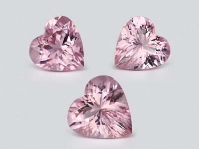 Heart shaped pink morganite set 6.88 carats, Madagascar  photo