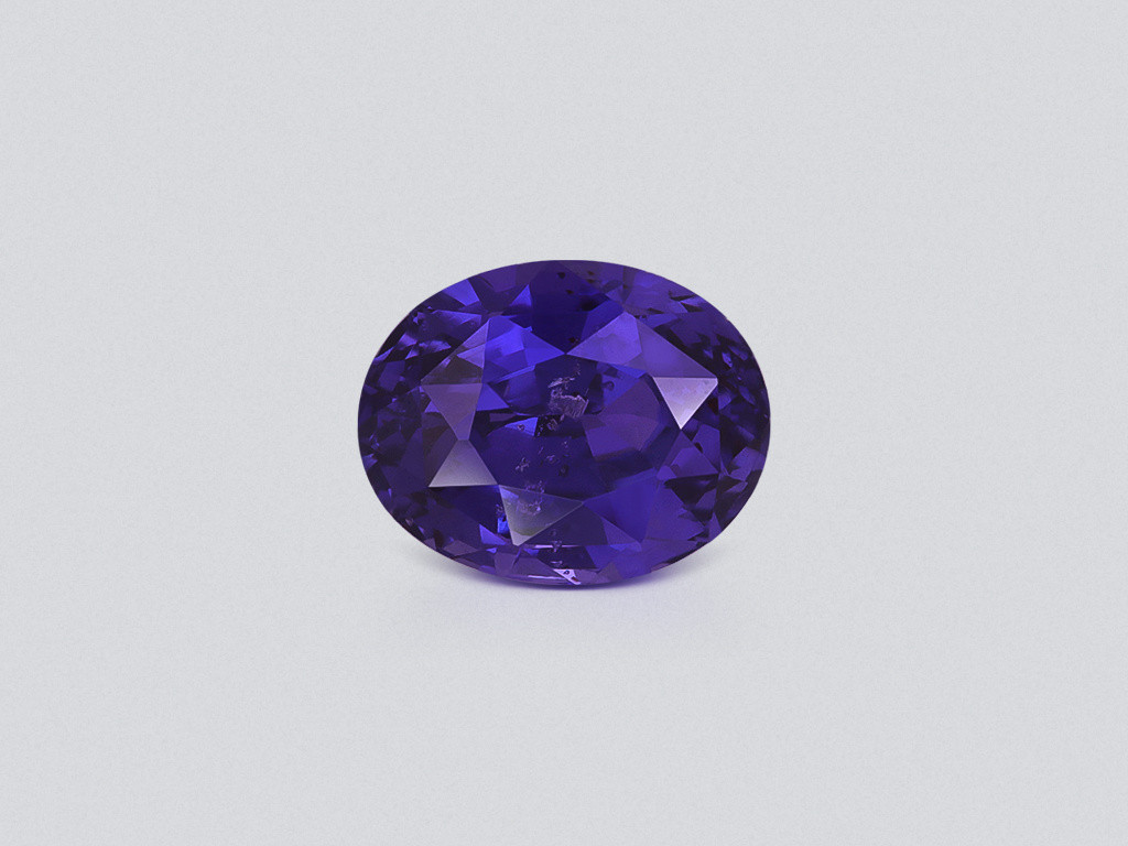 Unheated purple sapphire oval cut 4.20 carats, Sri Lanka Image №1