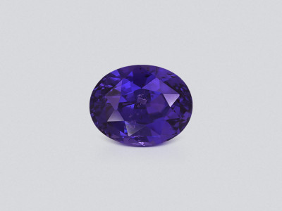 Unheated purple sapphire oval cut 4.20 carats, Sri Lanka photo