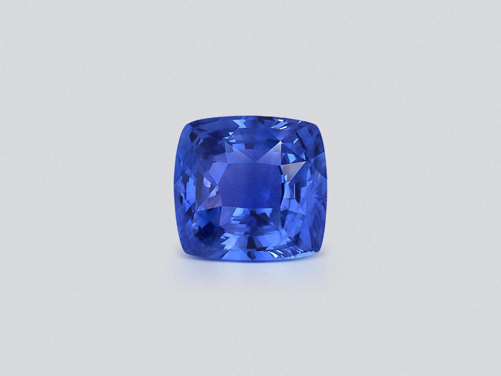 Unheated sapphire Cornflower Blue cushion cut 4.59 carats, Sri Lanka Image №1